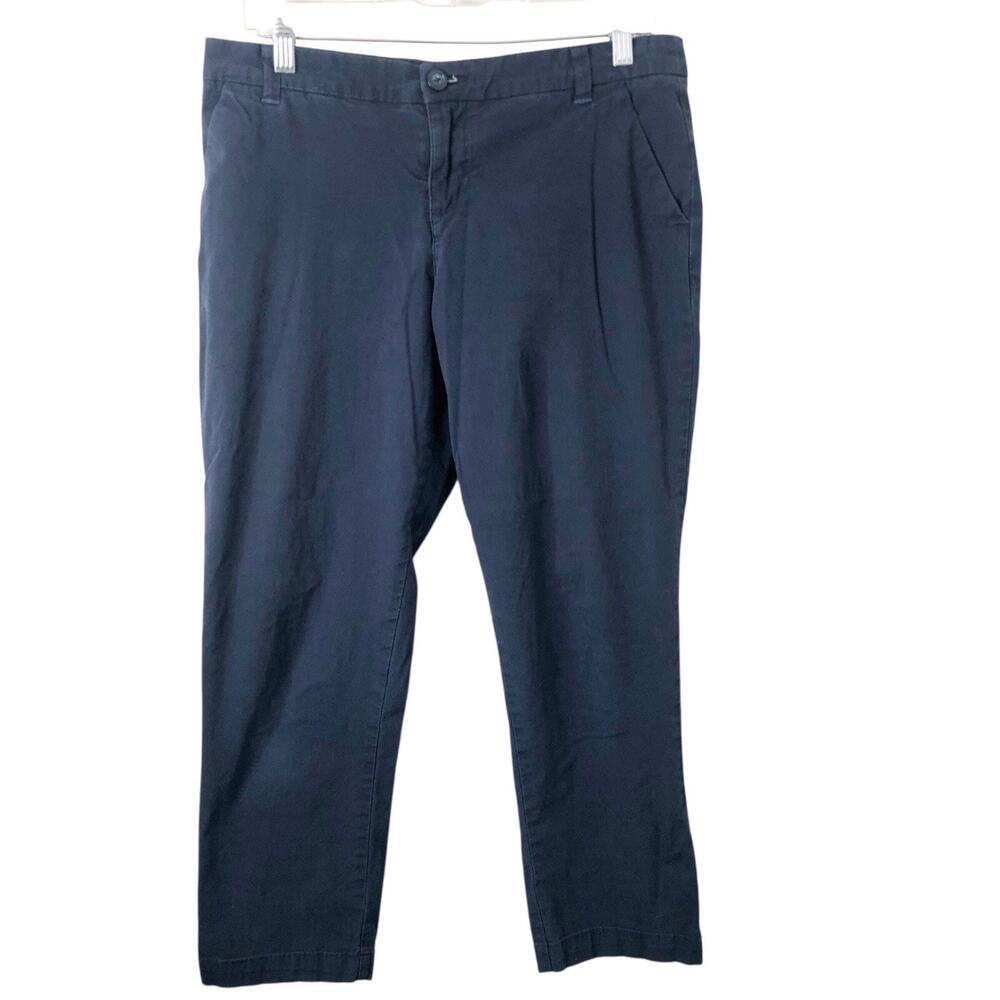 Patagonia Women's Organic Cotton Navy Blue Stretch All-Wear Capris Size 6